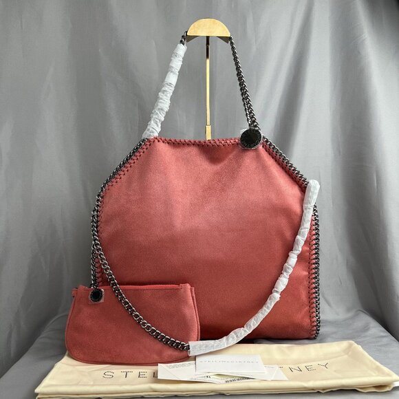 NWT Stella Mccartney Falabella Tote Bag Red - Picture 1 of 15